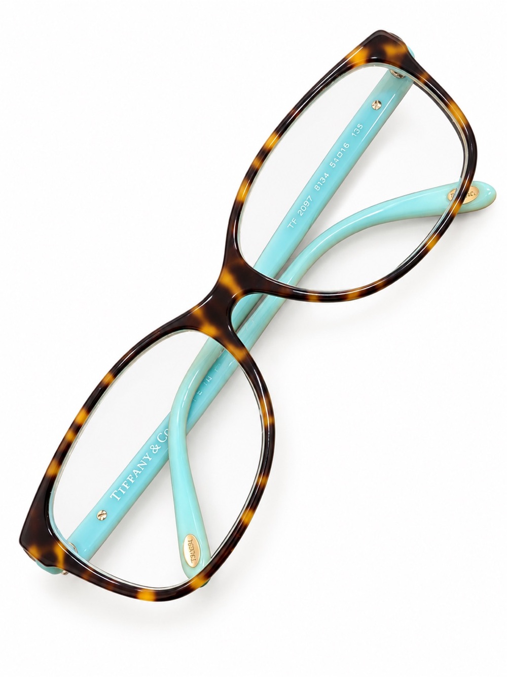 Tiffany & Co. Tortoise Tiffany Blue Heart Eyeglasses